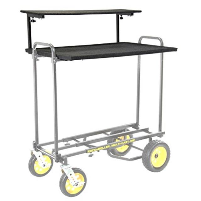 RocknRoller RSHM2 Multi-Media 2-Tier Shelf for Multi Cart