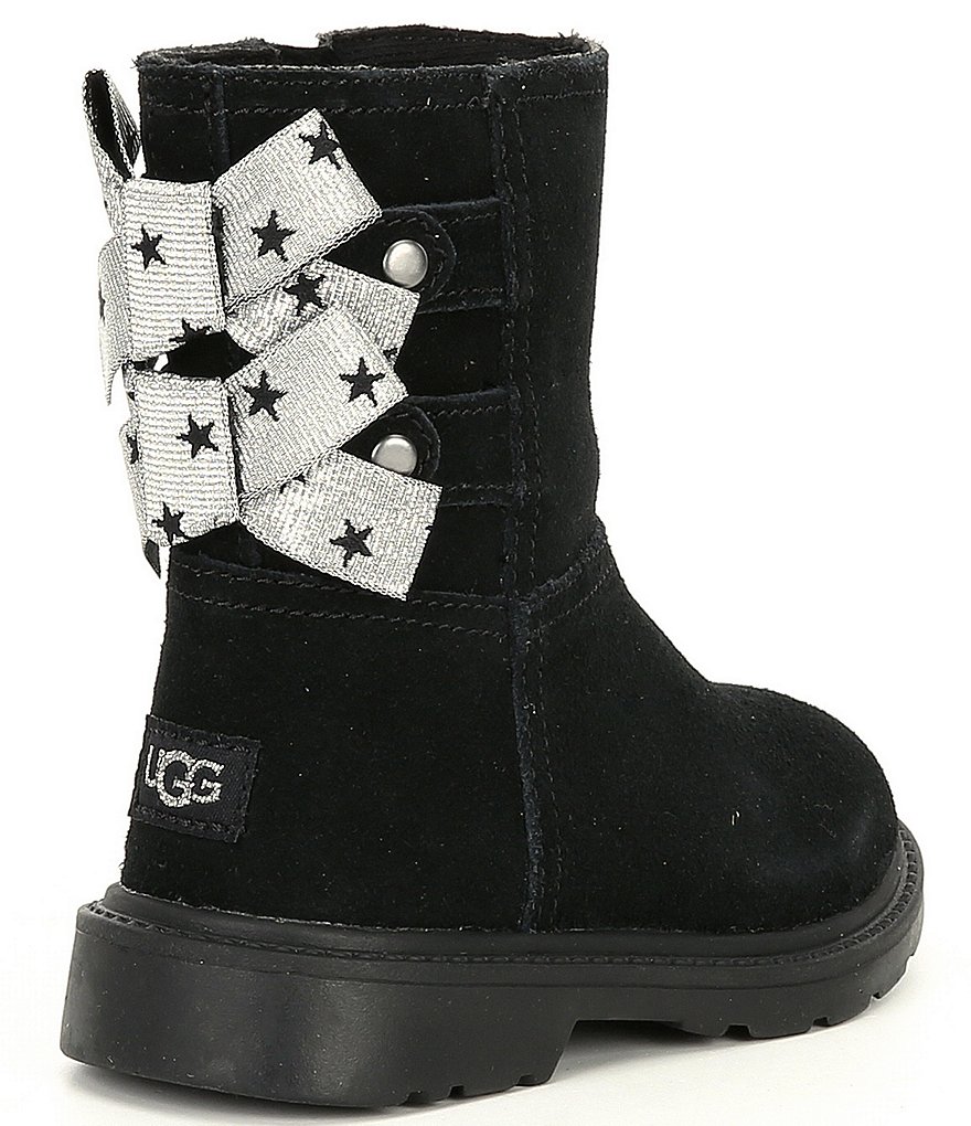 UGG&reg; Girls' Tillee Suede Bow Boots (Toddler)
