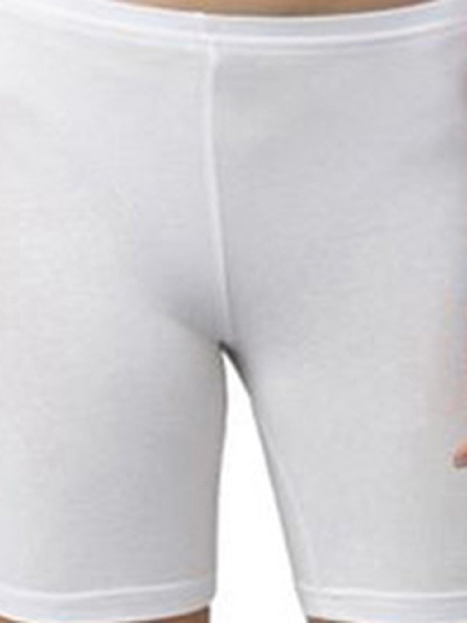 SELVIA White Sports Shorts