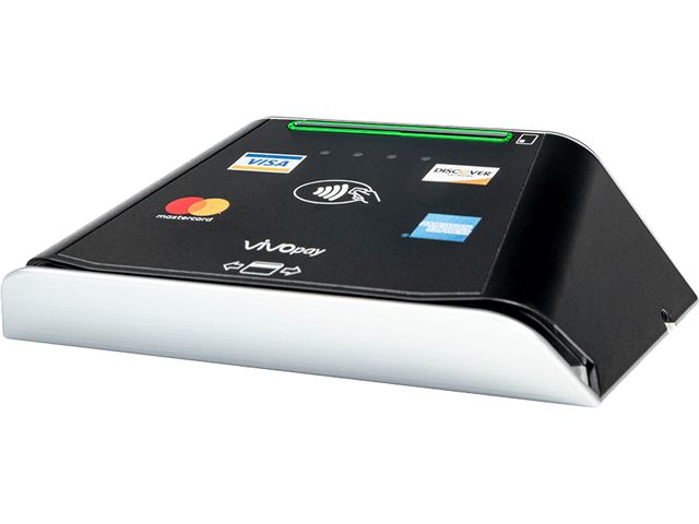 VX520 Dual Comm Credit Card Machine with Smart Card Reader