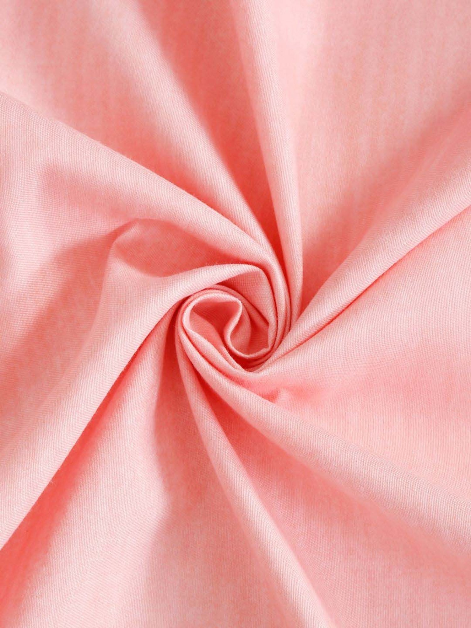 HOSTA HOMES Pink & Grey Cotton 280 TC King Bedsheet with 2 Pillow Covers