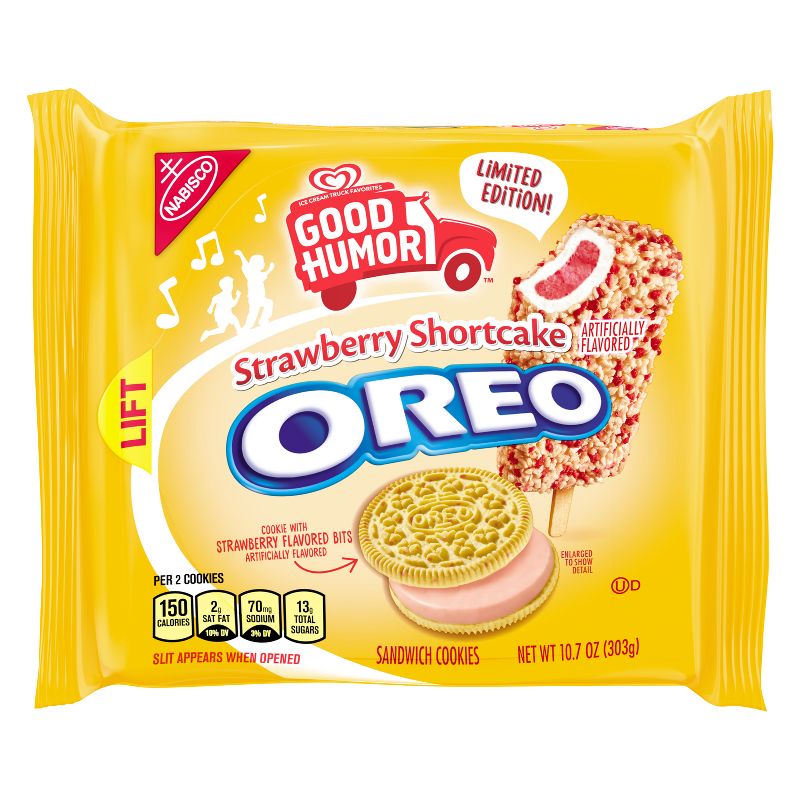 Oreo Good Humor Strawberry Shortcake Sandwich Cookies - 10.7oz