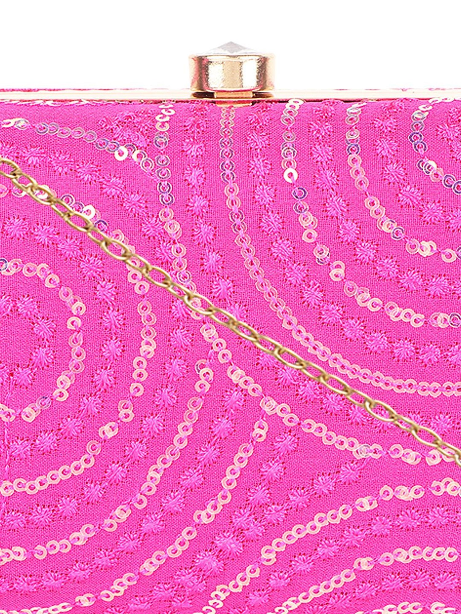 Estee & Lilly Turn Key Closure Clutch - Black