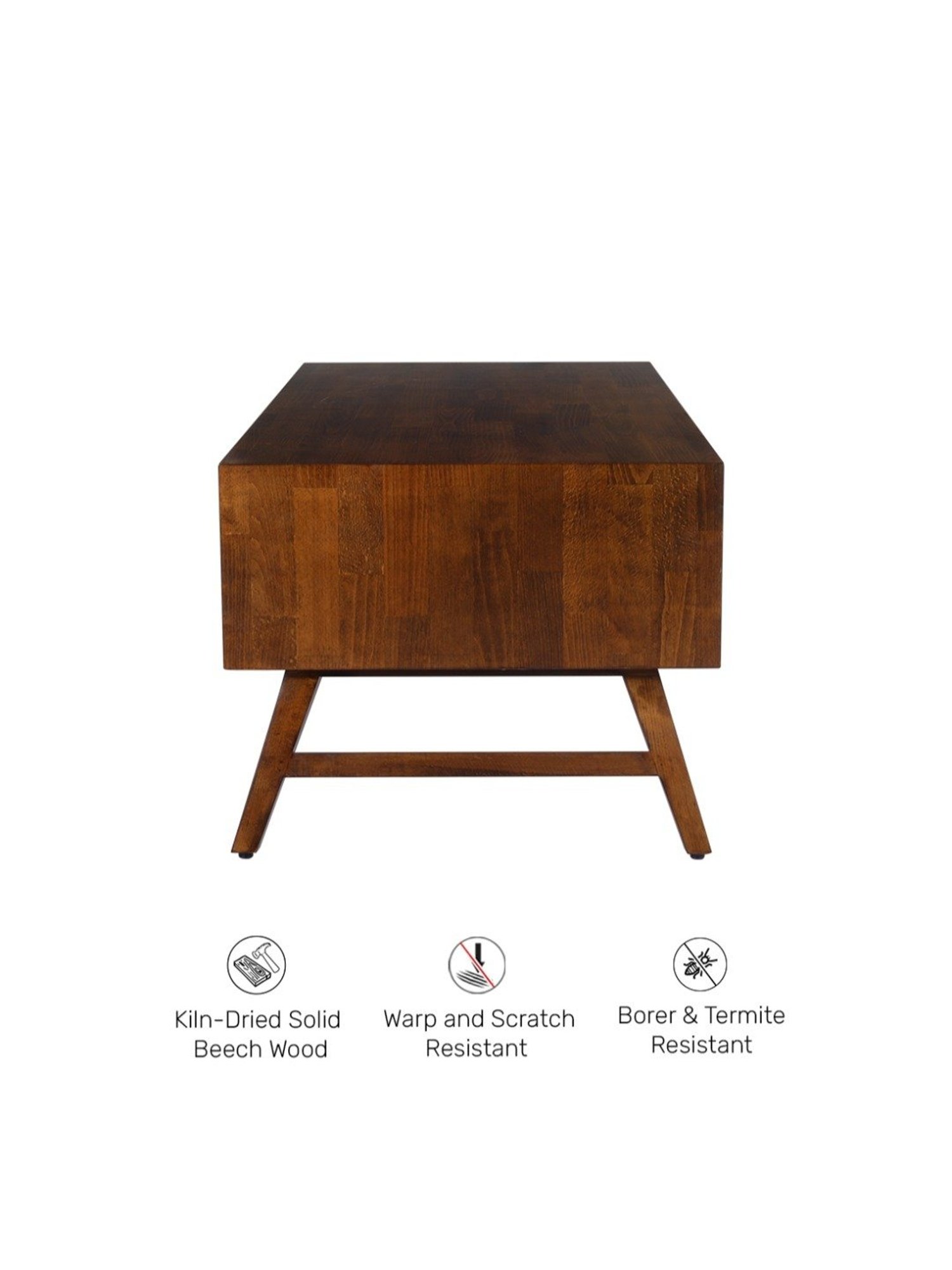 Durian Bassett Brown Solid Wood Coffee Table