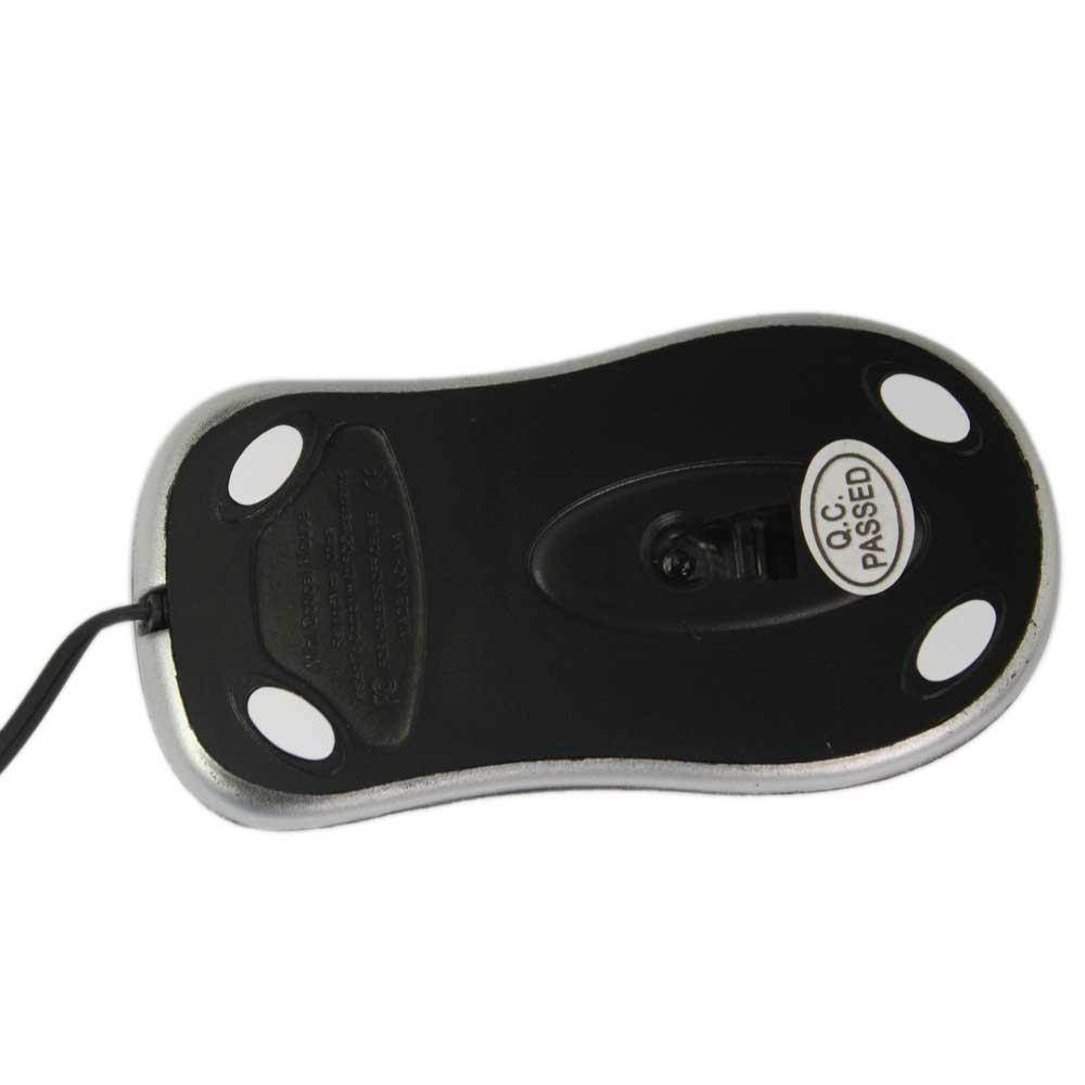 6082 USB Mini Retractable Optical Scroll Wheel Mouse Red