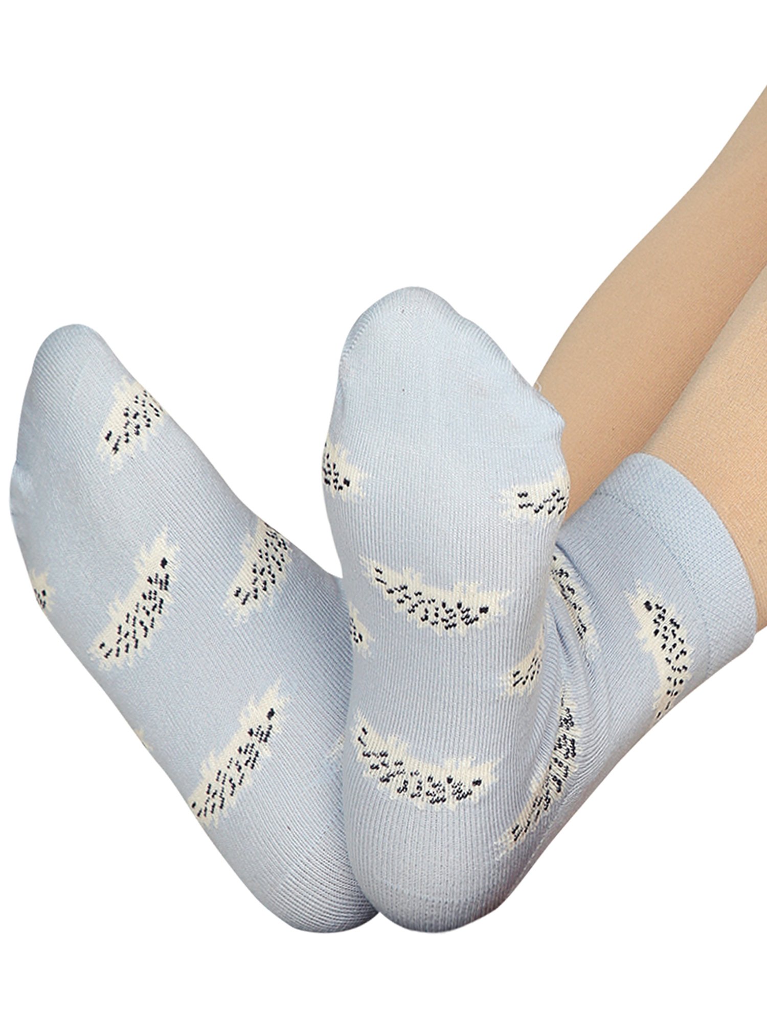 Women's 3pk Sheer Dot and Opaque Trouser Socks - A New Day™ Black 4-10