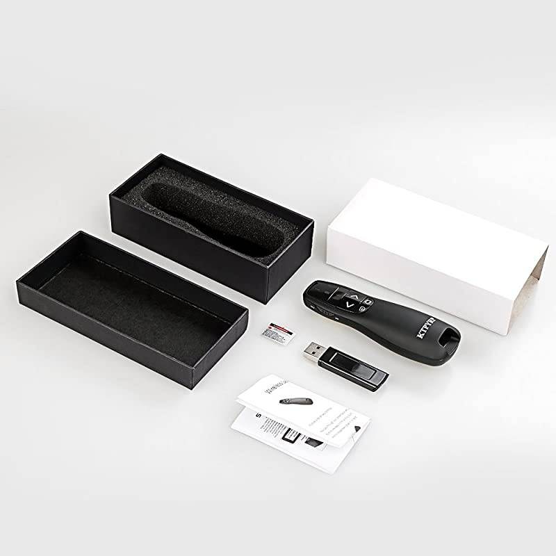 Wireless Presenter RF 24GHz USB PowerPoint PPT Remote Control for Presentation with Red Laser Pointer