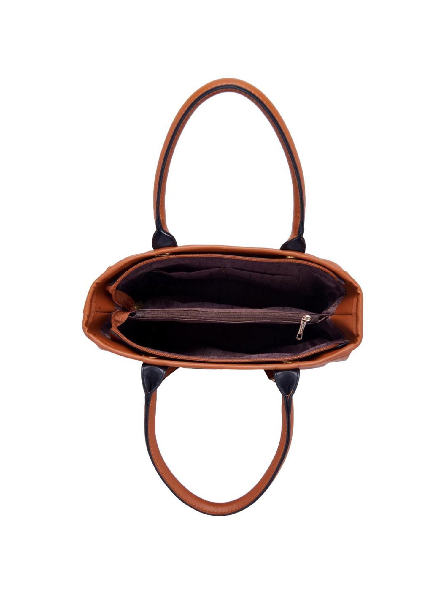 Pierre Cardin Brown Textured Handbag