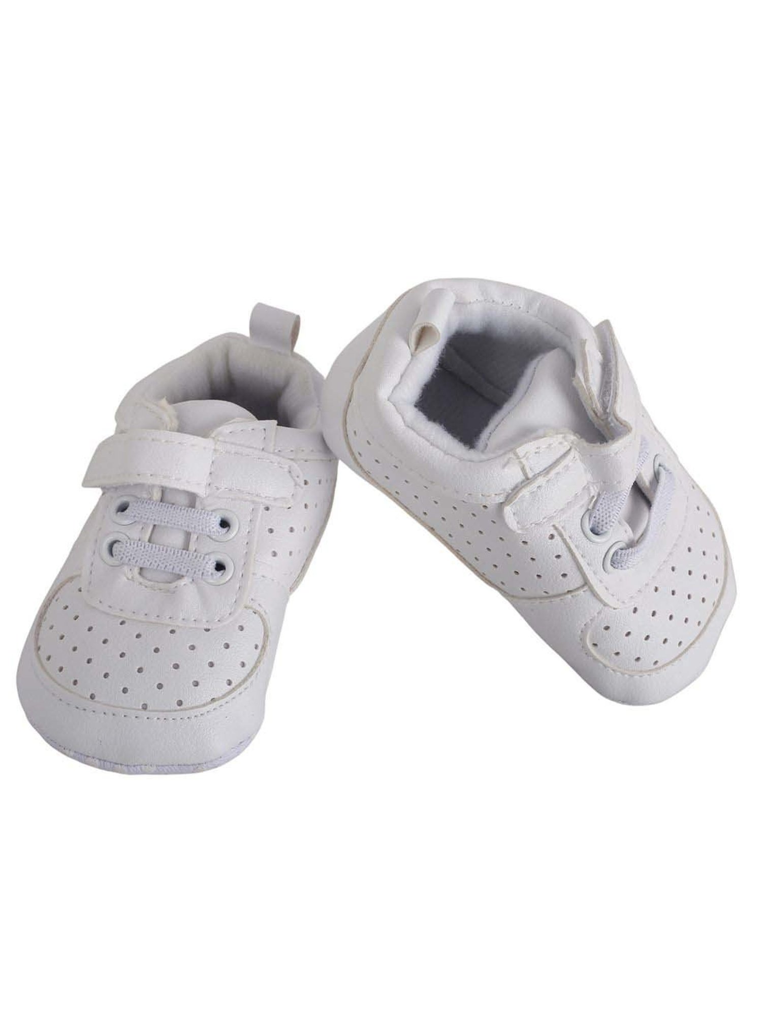 Baby Moo Kids White Casual Booties