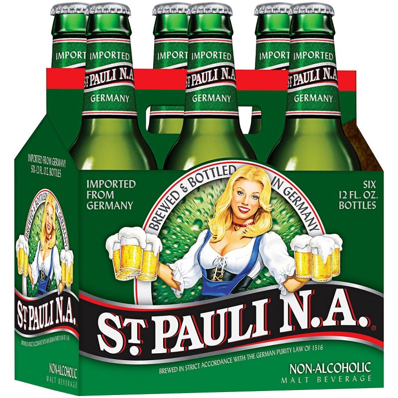 St. Pauli N.A. Non-Alcoholic Beer - 6pk/12 fl oz Bottles