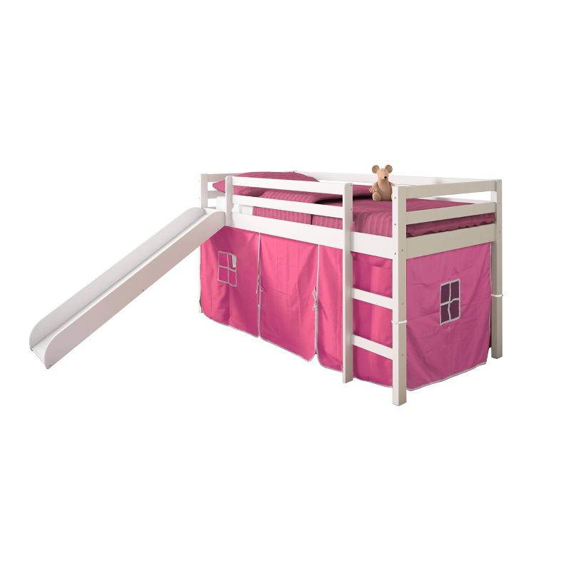 Tent Bed with Kit White/Pink - Donco Kids