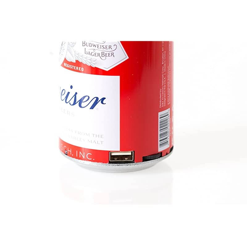 Bluetooth Can Speaker Wireless Audio Sound Stereo Beer Can Bluetooth  Music Player  Red