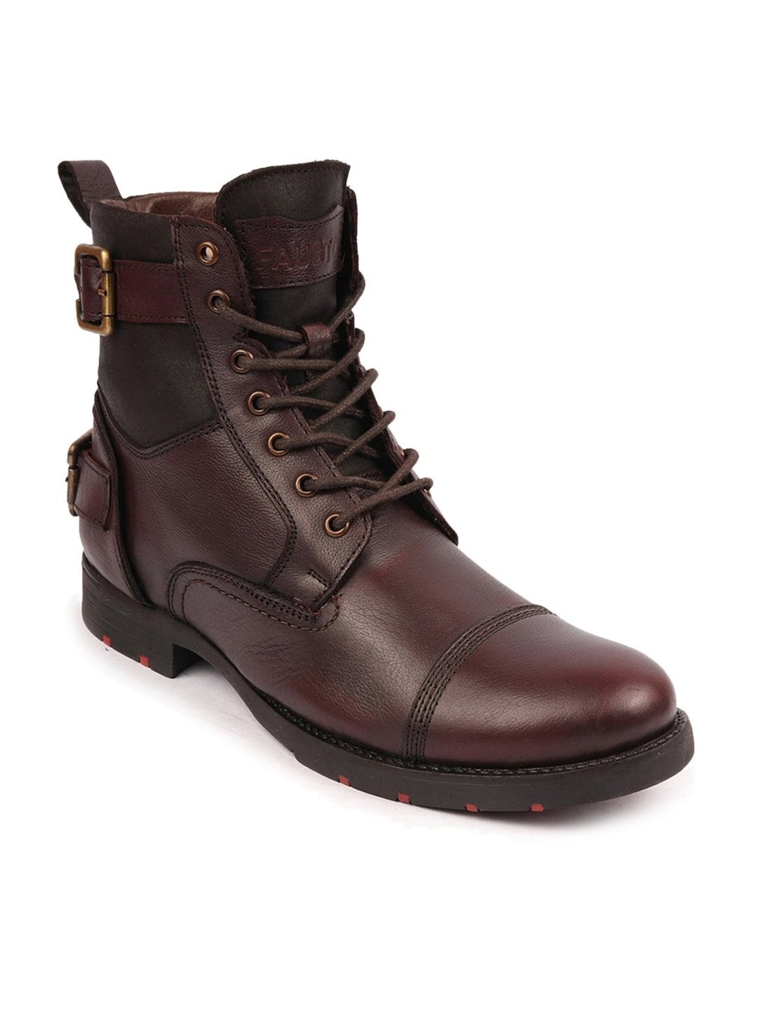 Fausto Men's Brown Biker Boots
