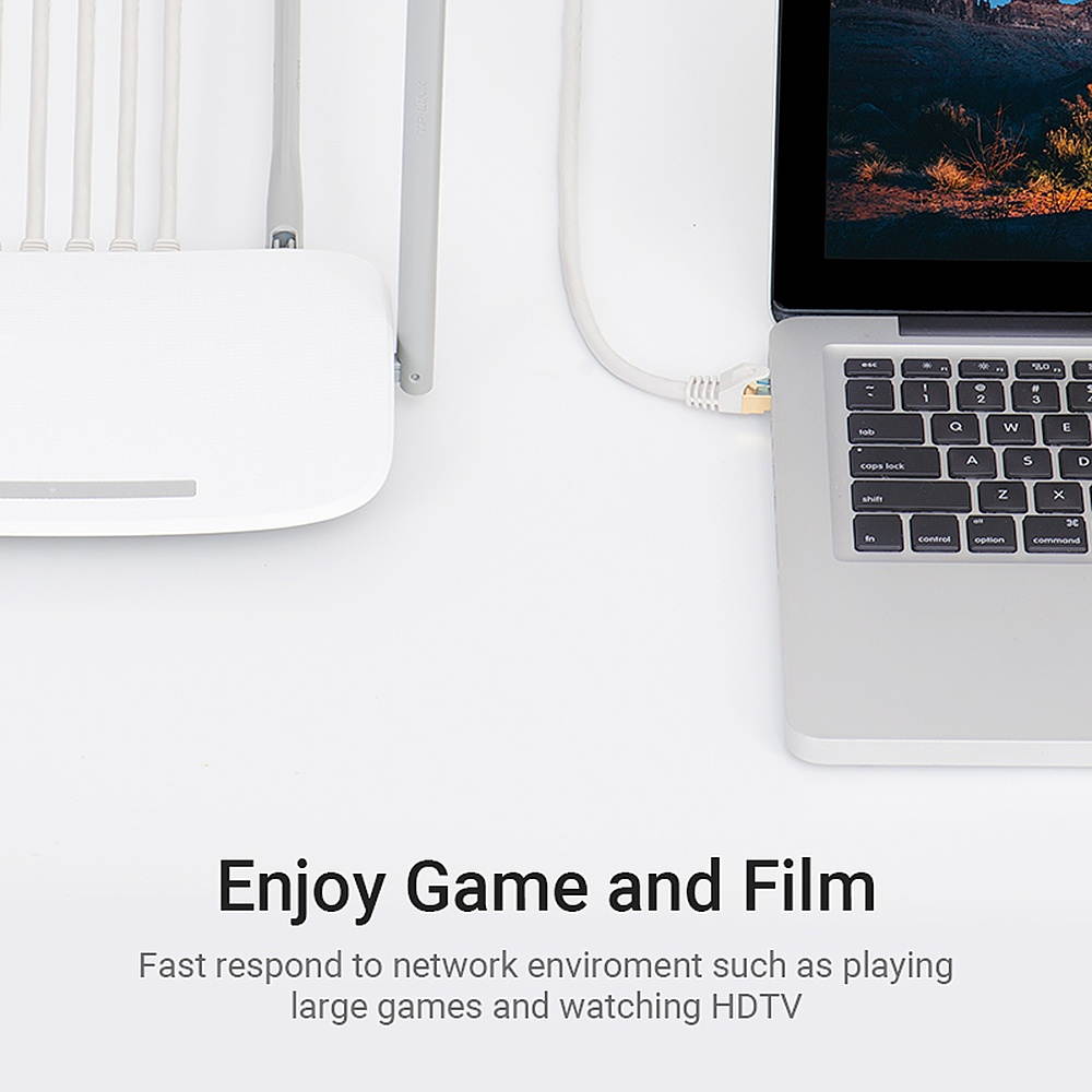 Vention Cat.7 10Gbps Network Cable RJ45 Dual Shielded SSTP Patch Cable Wire 3m