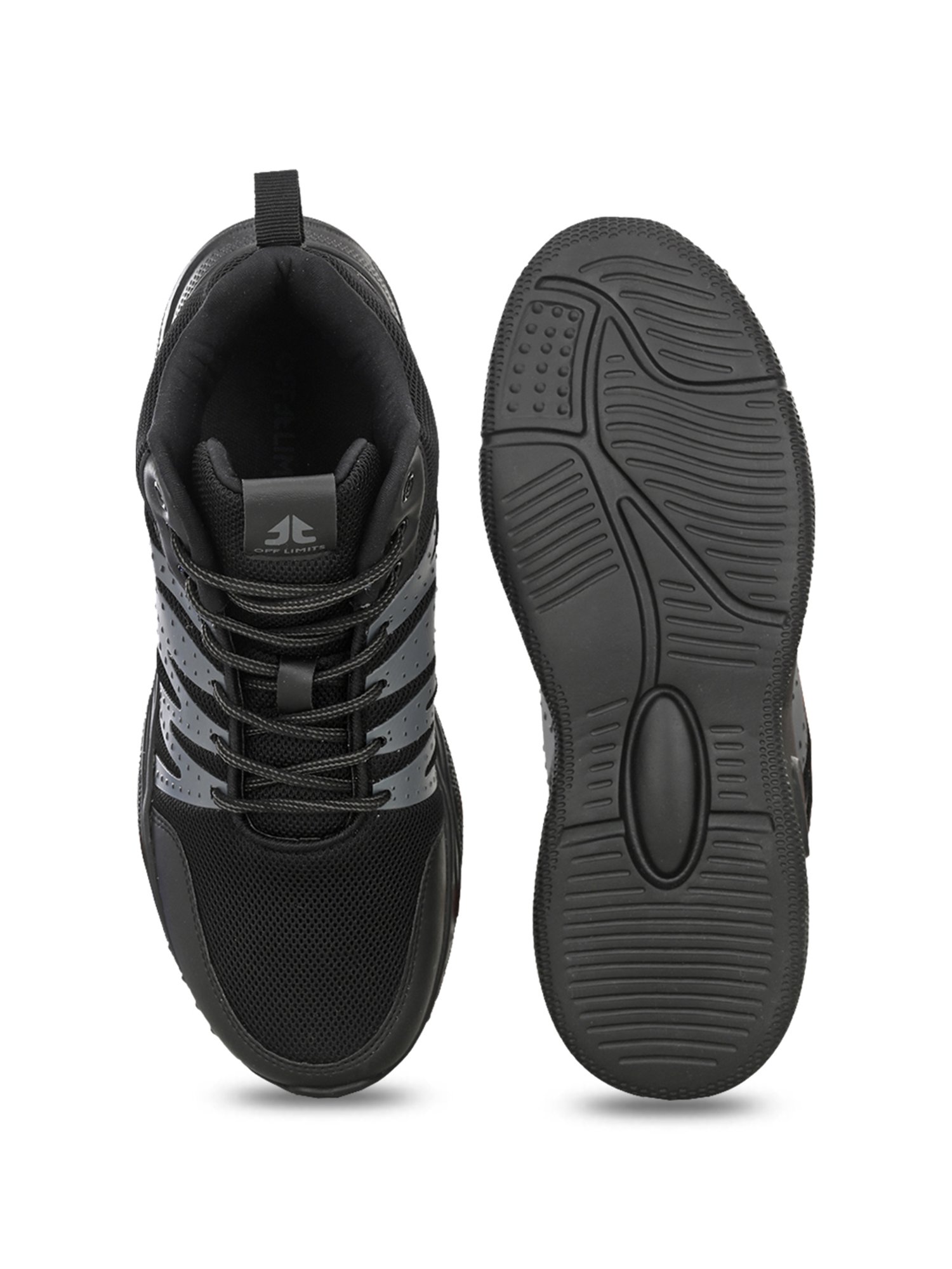 OFF LIMITS Men's Black Running Shoes
