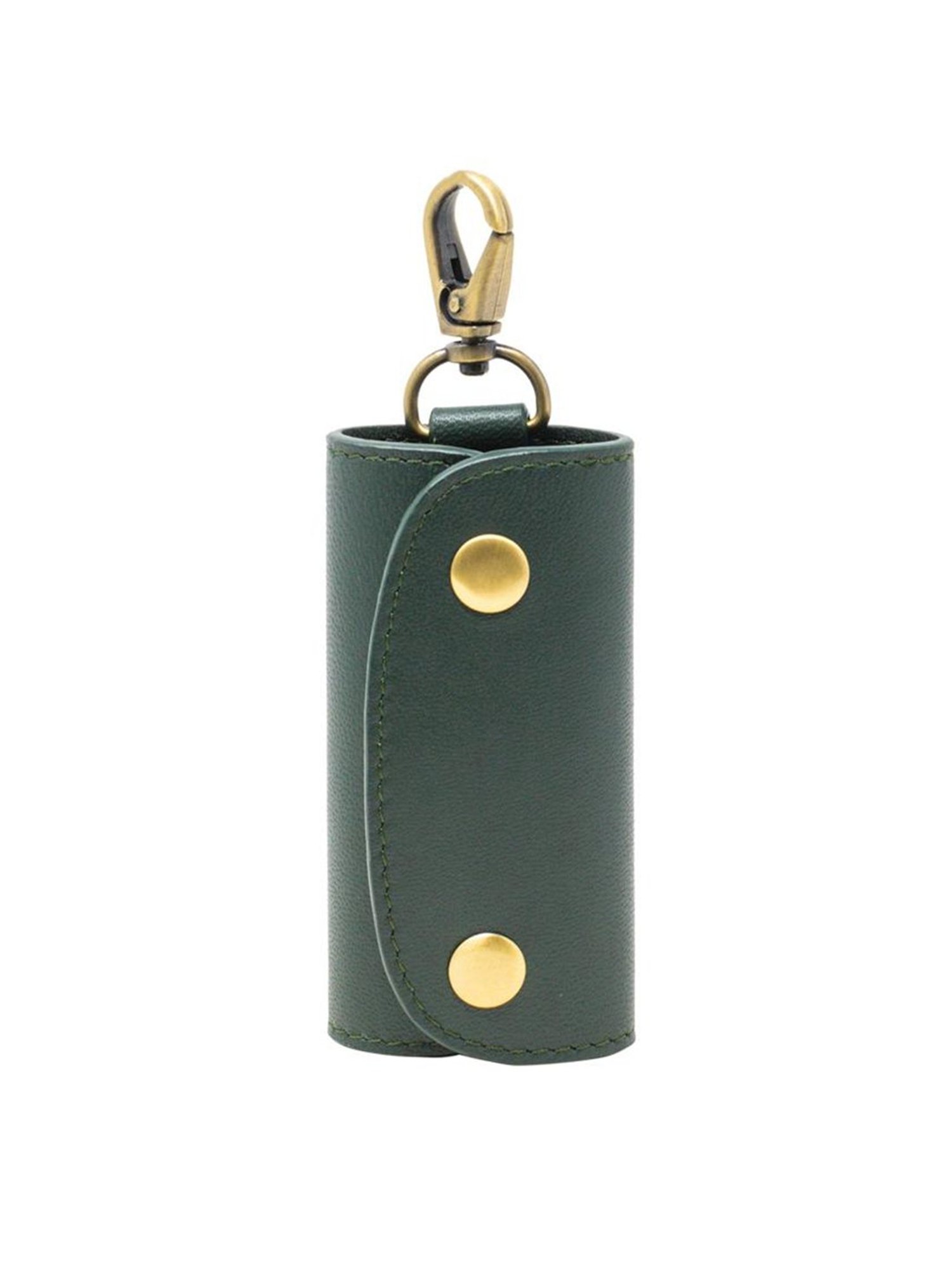 Tohl Sintra Green Casual Leather Bi-Fold Wallet,Keychain & Key Tag Set for Men