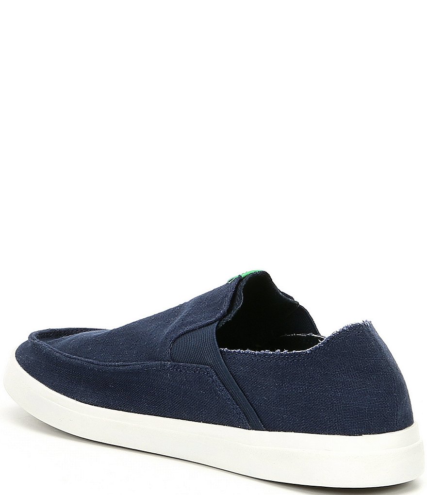 Sanuk Men's Pick Pocket Linen Slip-Ons