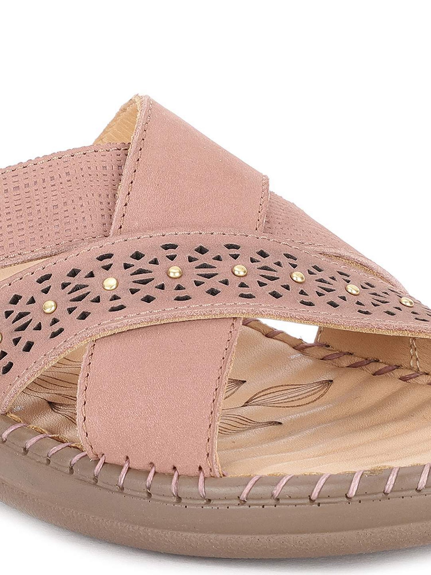Scholl by Bata Women's Pink Slide Sandals