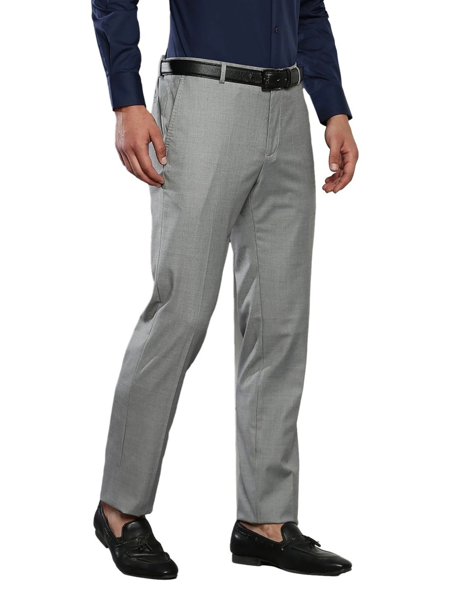 Tommy Hilfiger Pale Liquid Grey Regular Fit Trousers