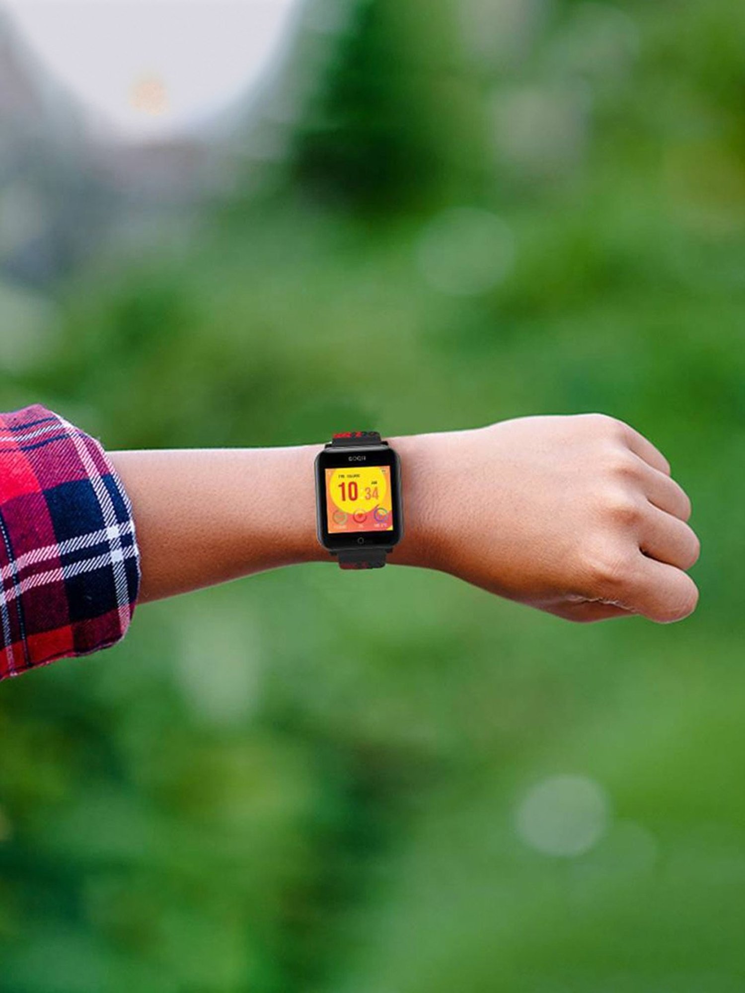 GOQii Smart Vital Junior for Kids Fitness with 3 Months Health Coaching Smartwatch (Multicolor)