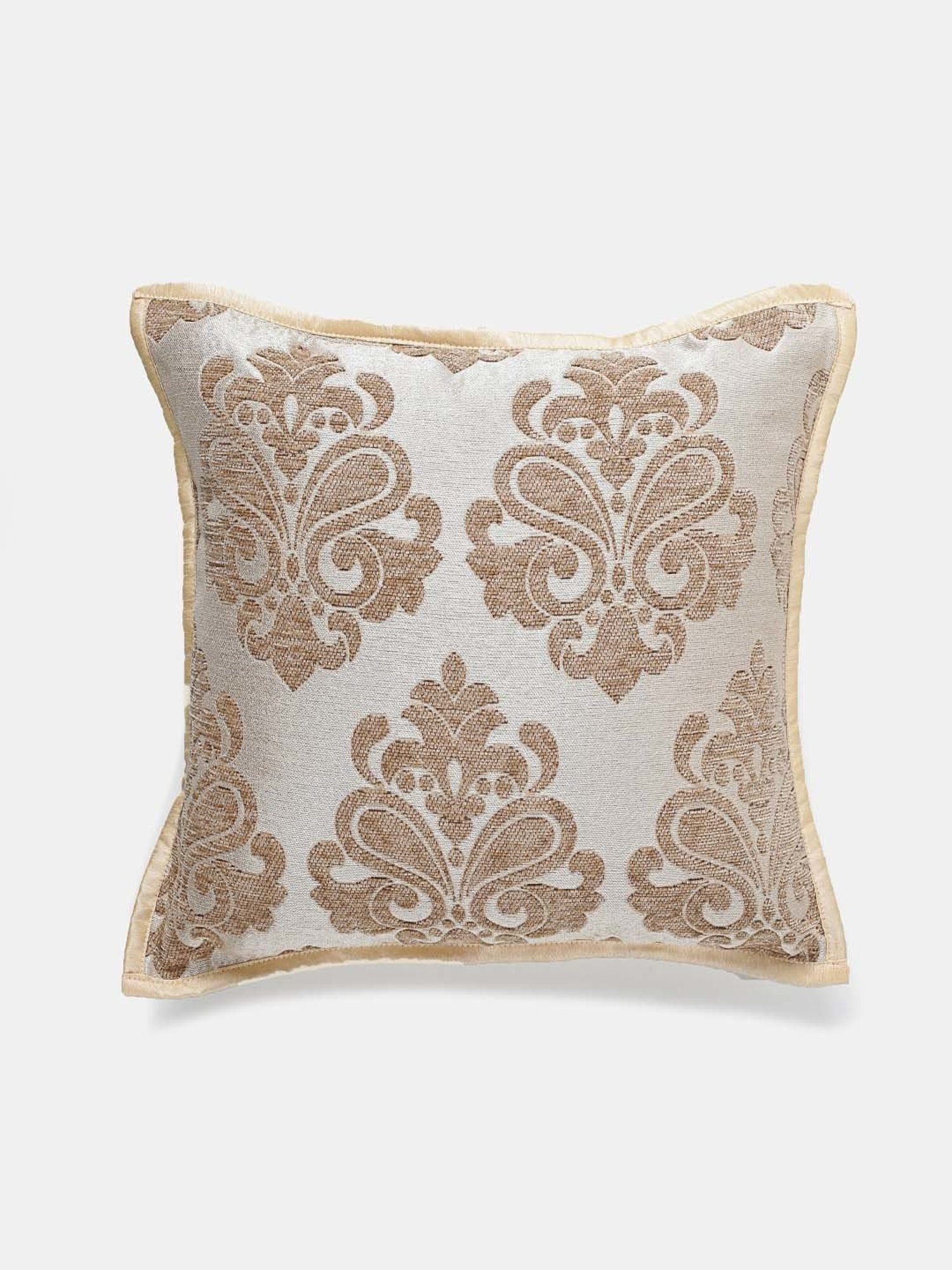Saral Home Golden Chenille Cushion Covers - Set of 2