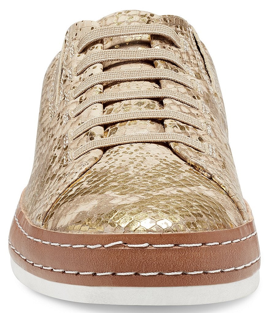 CC Corso Como Naimie Metallic Snake Print Leather Sneakers