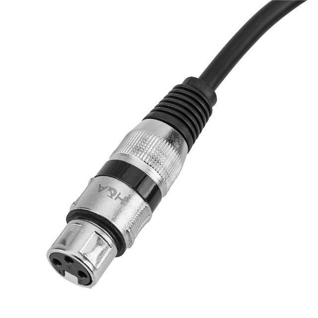 H&A 3-Pin XLR Female to 3.5mm Stereo Mini-Plug Cable 6' #XSM-FM-6