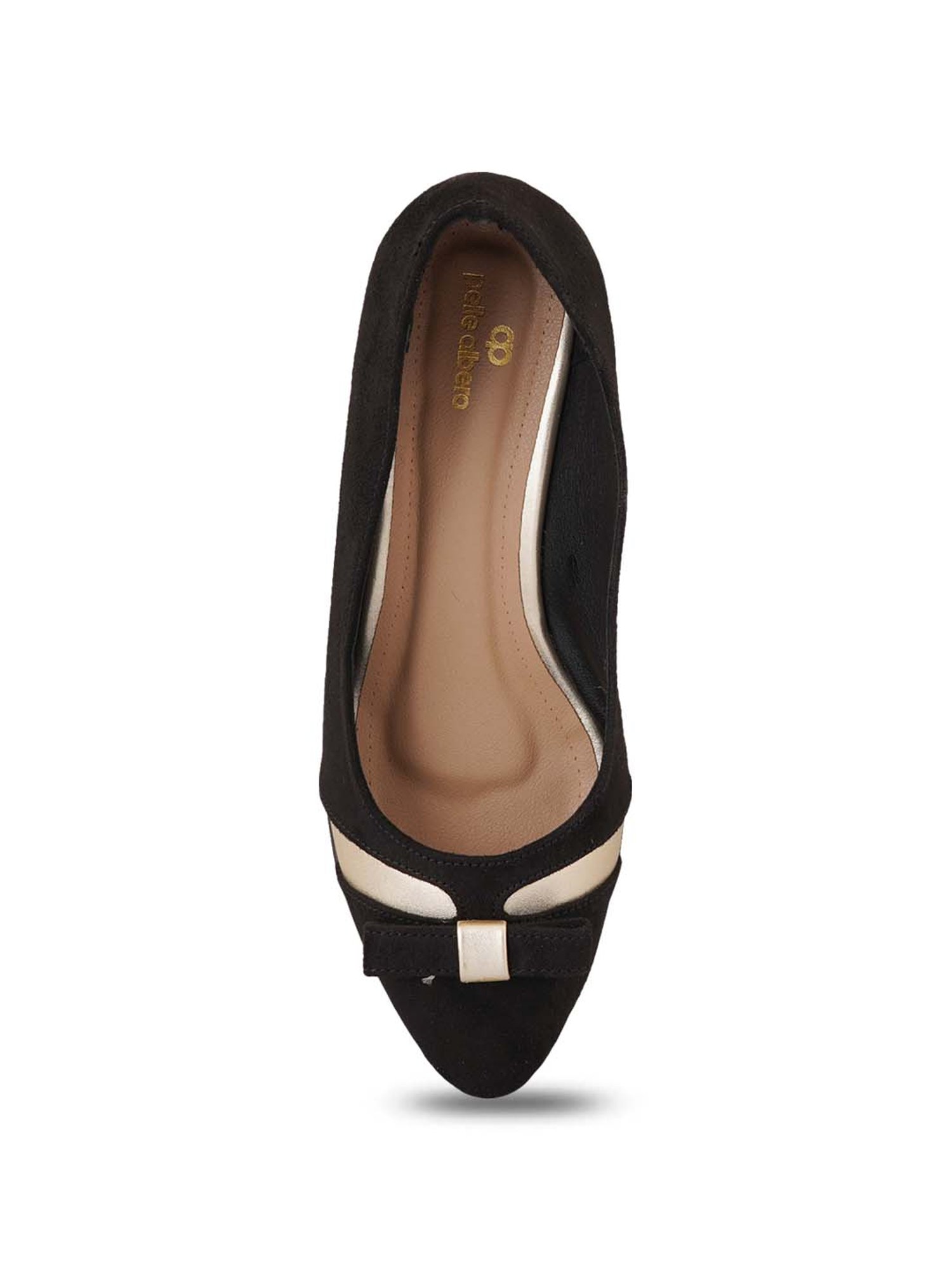 Pelle Albero Women's Black Casual Pumps