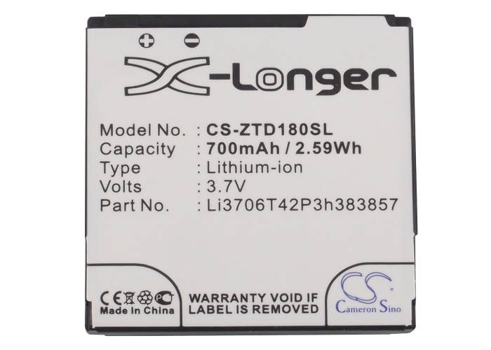 Battery Replacement for T-Mobile Li3706T42P3h383857