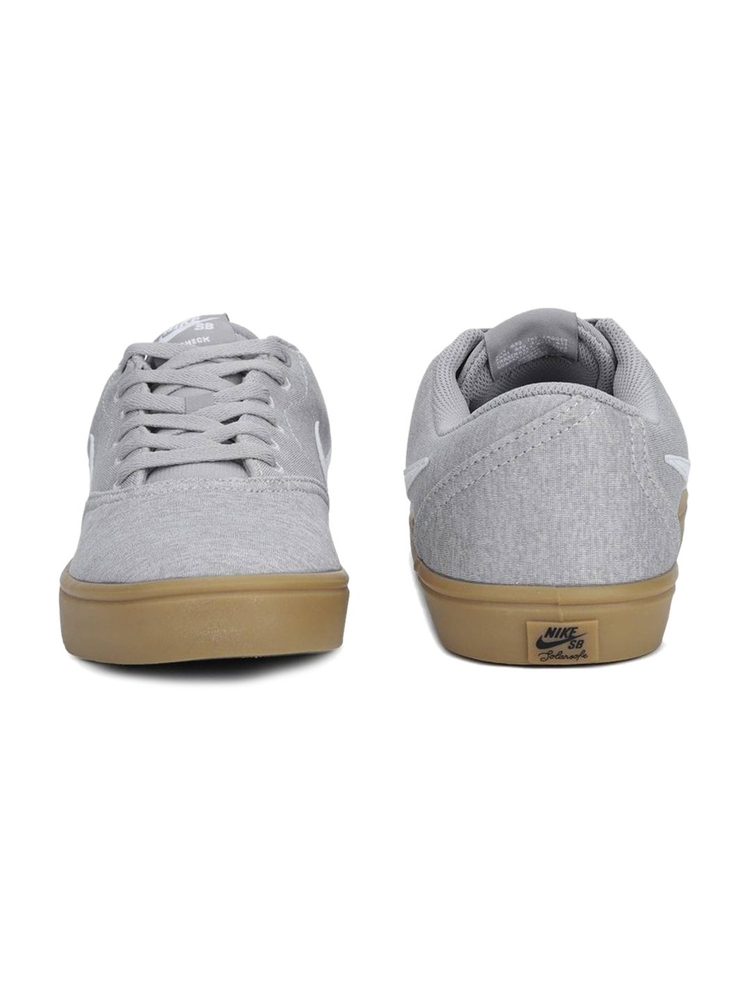 Nike Men's SB Check Solar Premium Grey Casual Sneakers