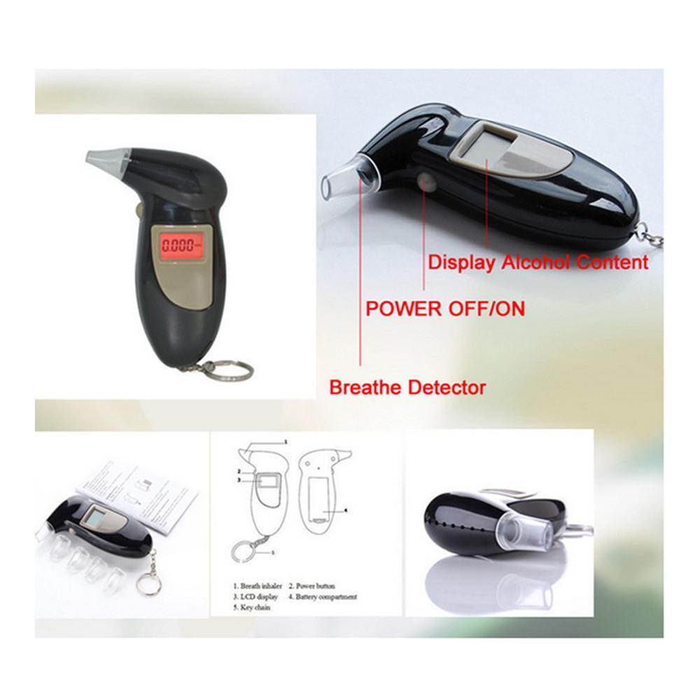 Digital Breath Alcohol Tester LCD Breathalyzer