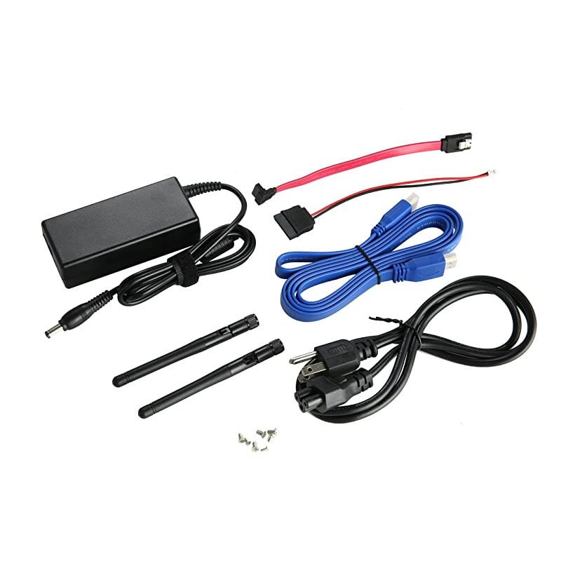 Windows 10 Industrial PC, Fanless Mini Desktop Computer with Intel Celeron Dual Core CPU, 8GB RAM, 128GB SSD, 2xNICs, 4xUSB 3.0, 4xCOM RS232, HD Port, Wi-Fi, Full Metal Body