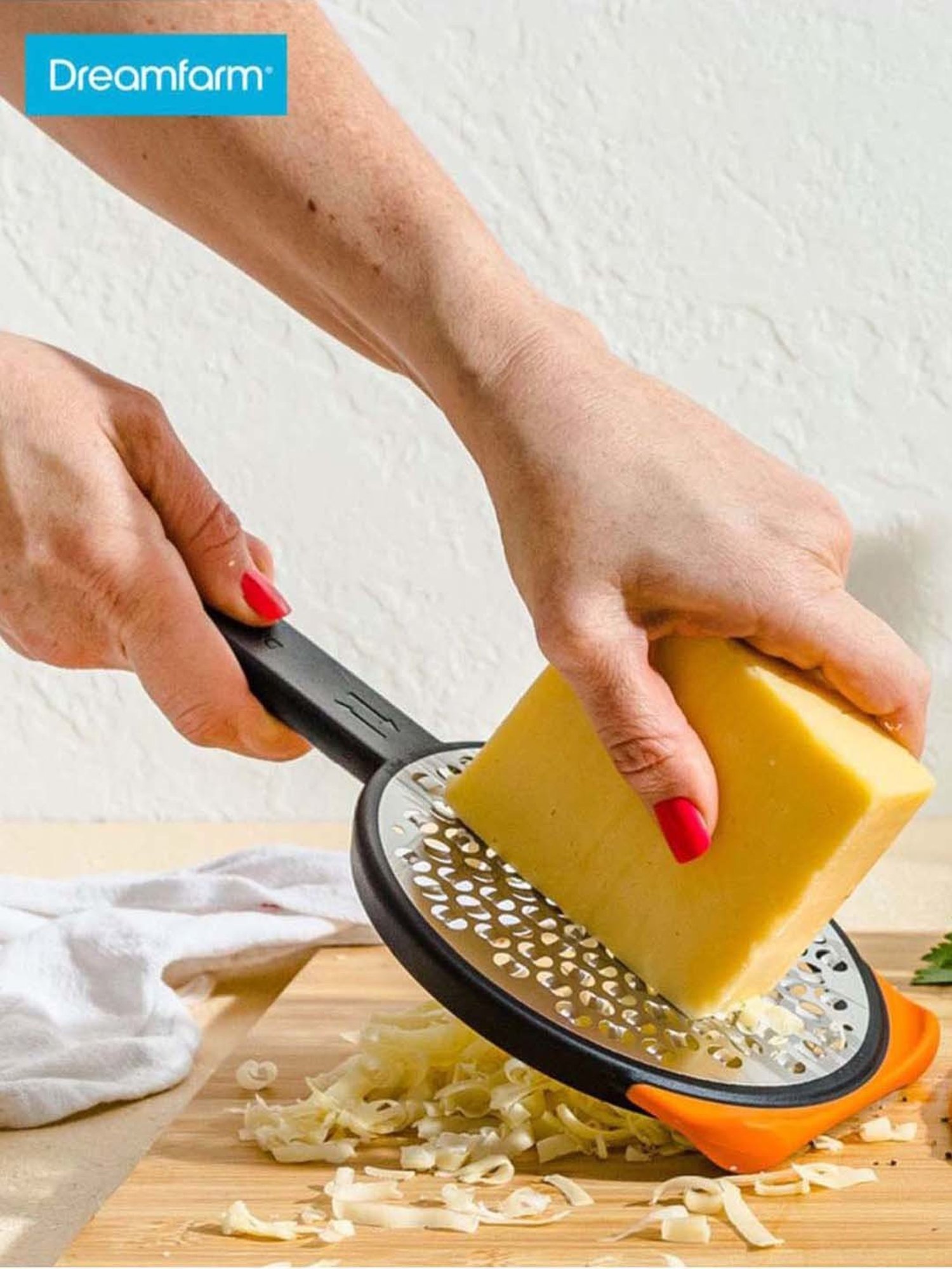 Dreamfarm Orange Medium Ograte Two-Sided Speed Grater