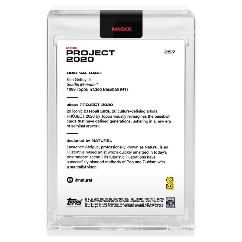 Topps Topps PROJECT 2020 Card 257 - 1989 Ken Griffey Jr. by Naturel