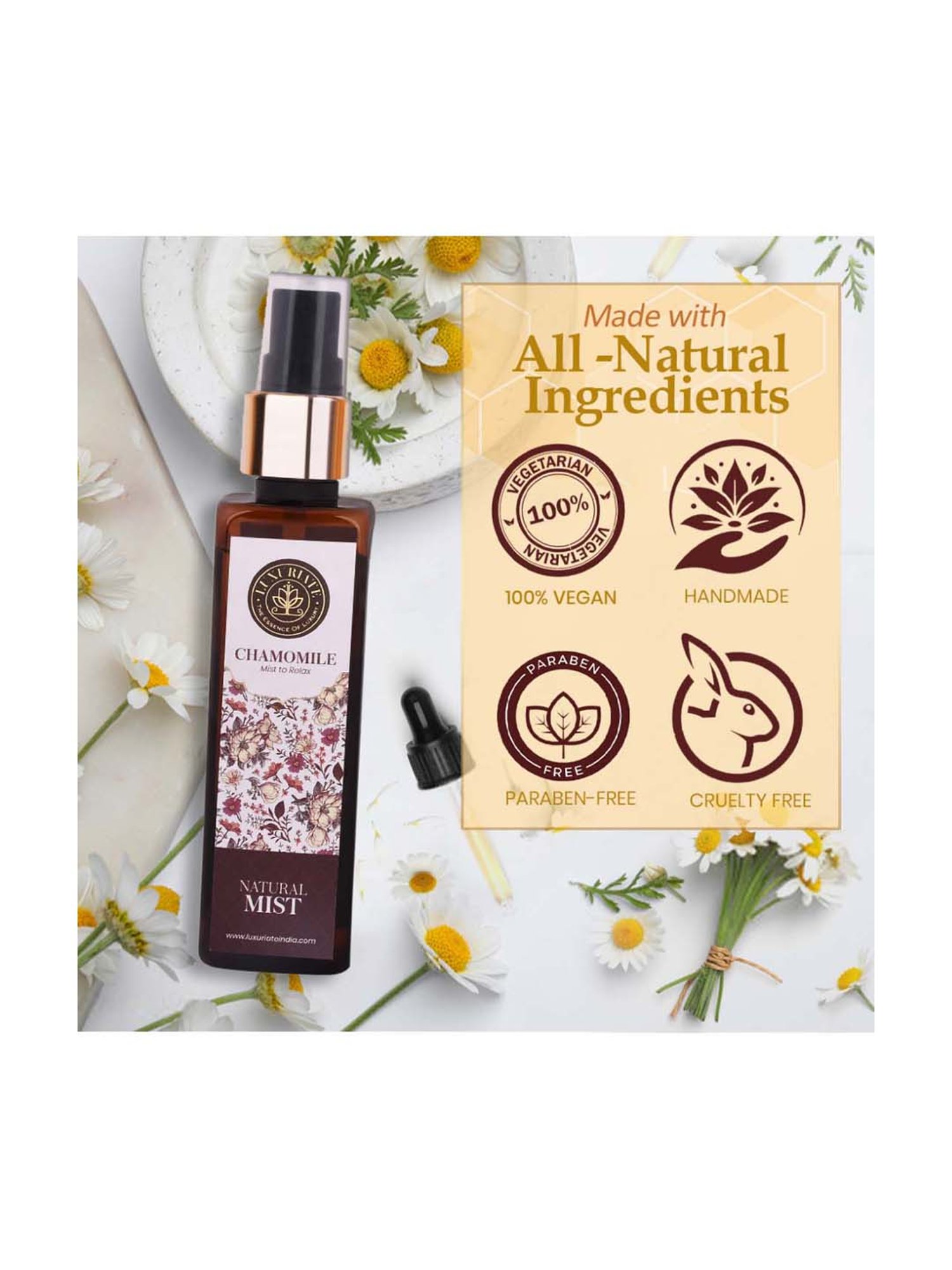 The Love Co. 100% Pure & Natural Rose Water - 100 ml