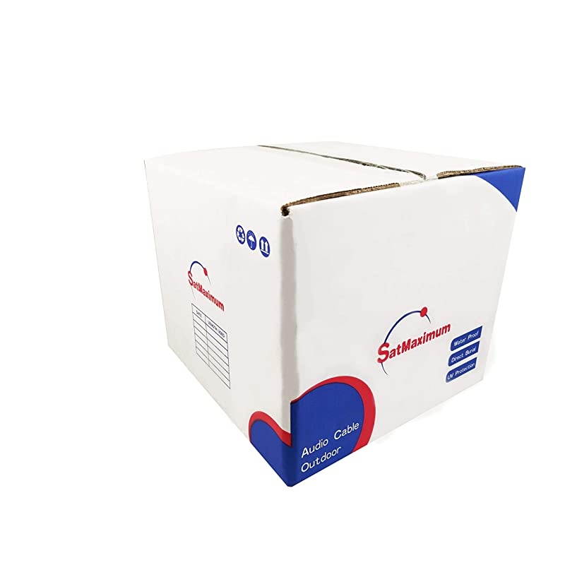 CERTICABLE 12AWG CL2 Rated 2-Conductor Loud Speaker Cable - 100 ft For In-Wall Installation