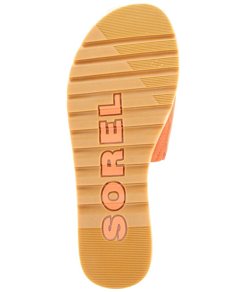 Sorel Ella2 Leather Suede Block Slides