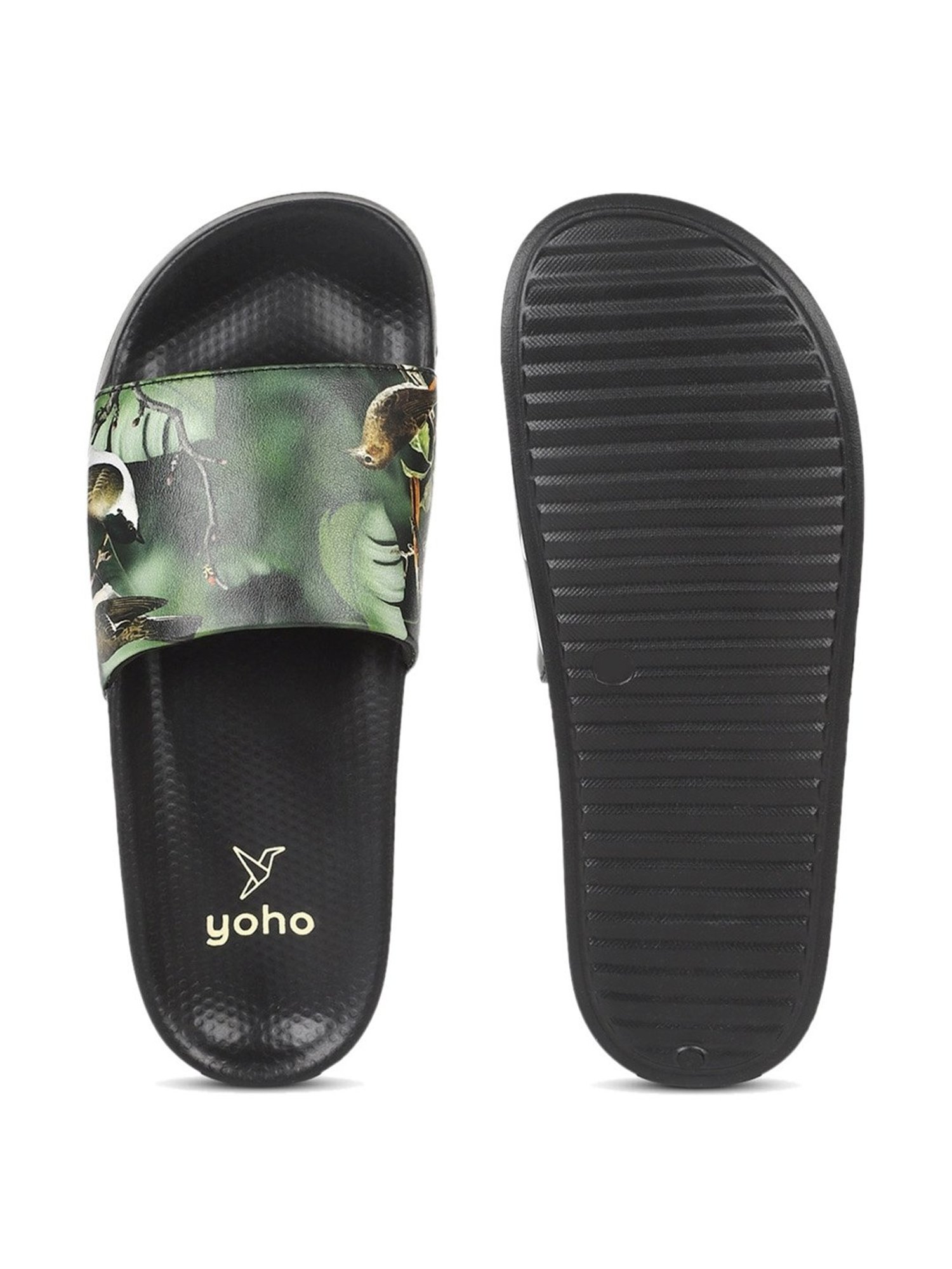 Yoho Women's Tropica Green Slides
