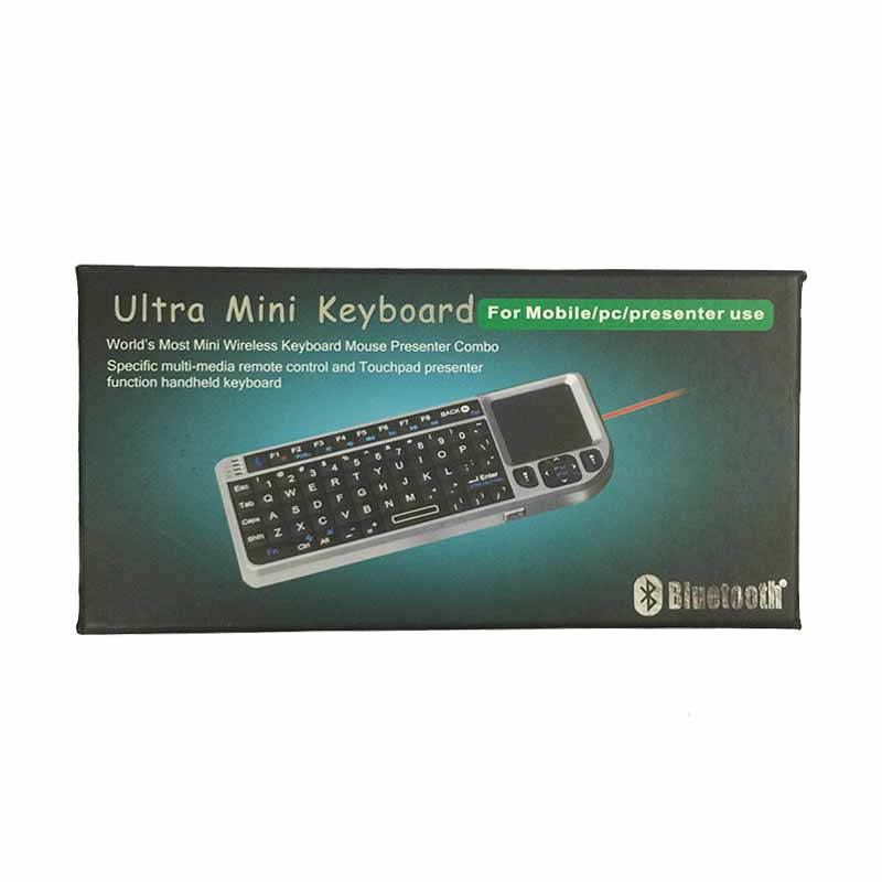 Ultra Mini Wireless Keyboard Bluetooth English Air Mouse Remote Control Touchpad For Android TV Box PAD MINI PC