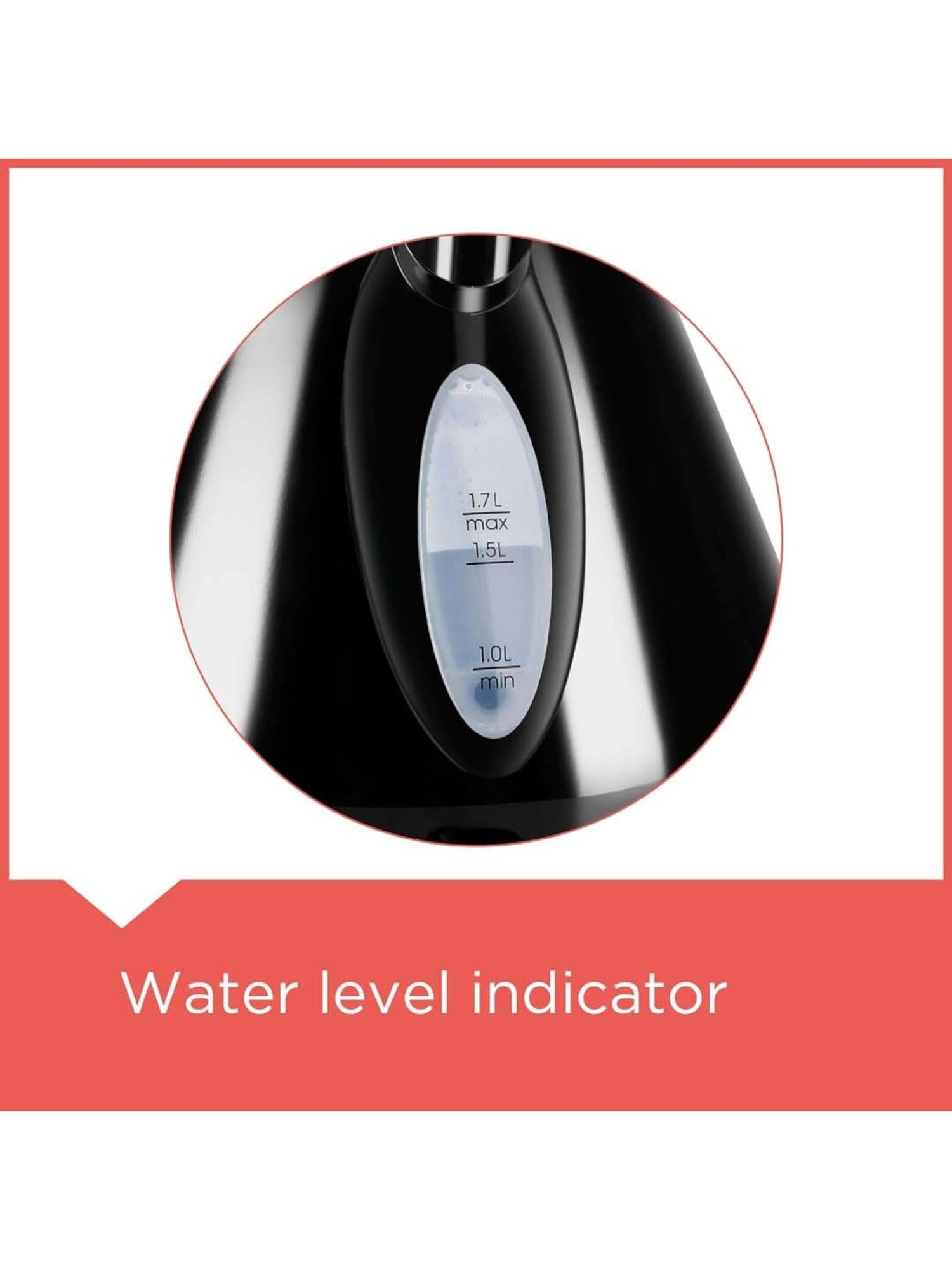 Inalsa 1400W 1.7L Electric Kettle