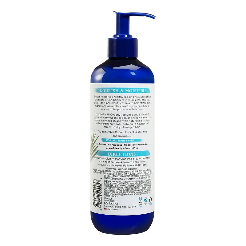 Dr Teal's Coconut Nourish & Moisturize Shampoo - 16oz