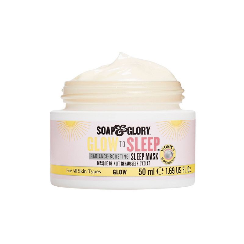Soap & Glory Glow to Sleep Vitamin C Radiance-Boosting Sleep Mask - 1.69 fl oz