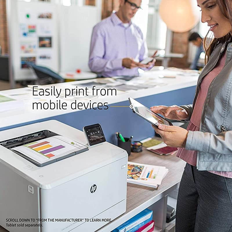 LaserJet Pro M452dw Wireless Color Laser Printer with Duplex Printing CF394A