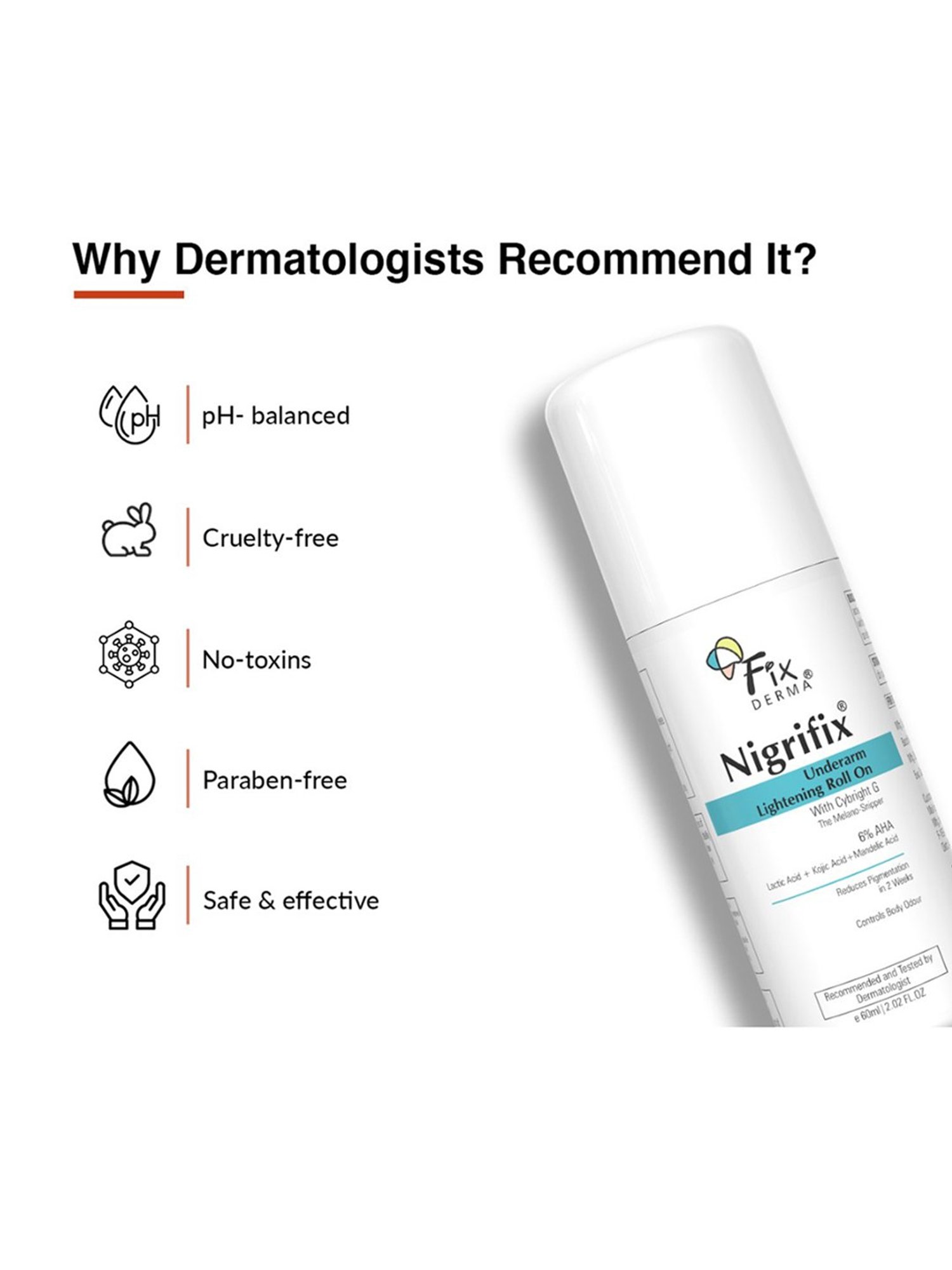 Sirona 2-in-1 Underarm Deodorant Roll On - 50 ml