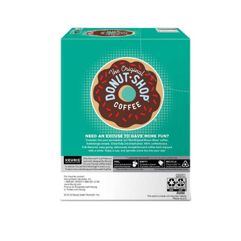 The Original Donut Shop Dark Keurig K-Cup Coffee Pods - Dark Roast - 24ct