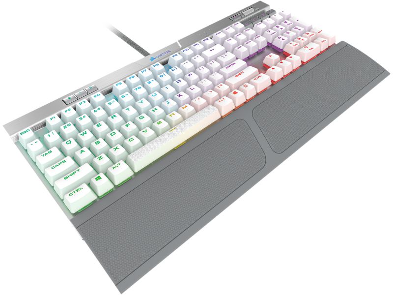 2, 60% Wired/Wireless Mechanical Keyboard (Kailh Box Brown Switch/White Case) - Full Keys Programmable - True RGB Backlit - Tap Arrow Keys - Double Shot PBT Keycaps - NKRO - 1900mAh Battery