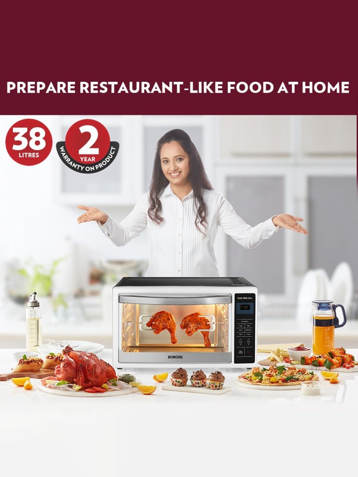 BLACK+DECKER 1280W 19L Oven Toaster Grill