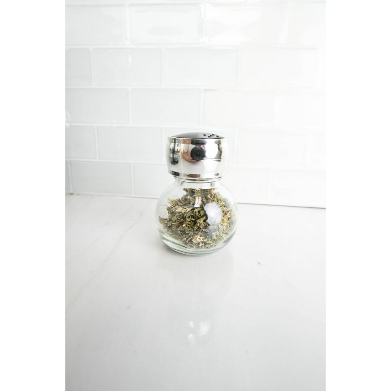 Home Basics 16 Piece Revolving Spice Rack, Black