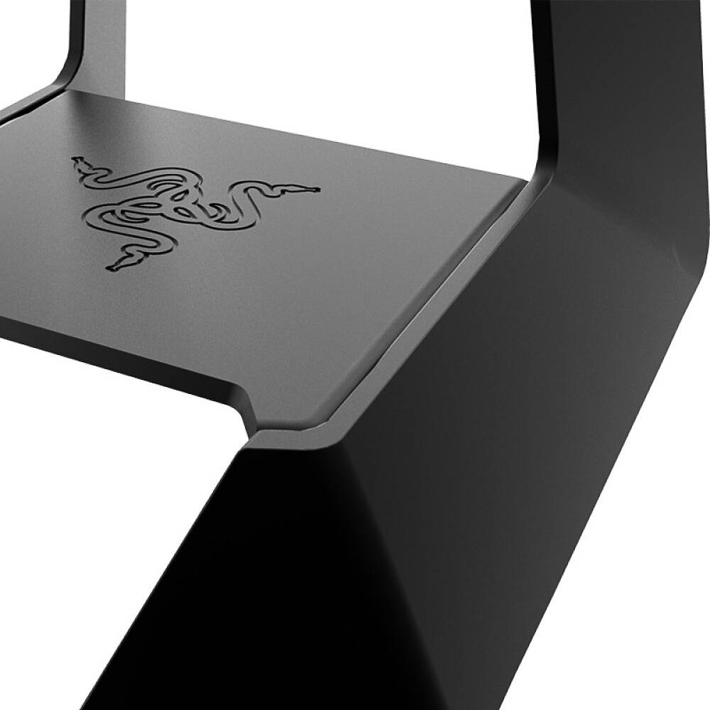 Razer Headset Stand Headphone Support Holder Aluminum Supporting Base Non-Slip Rubber Base for Gaming Headsets Black