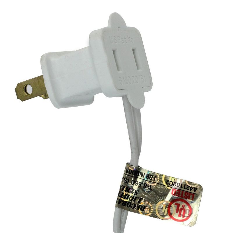 Barcana Ball Macrame Wrapped Outdoor Lighted Christmas Decoration Clear - White Wire